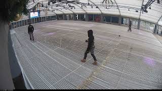 Timelapse opbouw schaatsbaan DongenIce 20232024 [upl. by Aicilet]