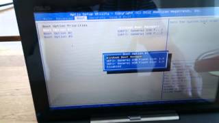 Provdator  USB boot Asus T100 [upl. by Arzed]