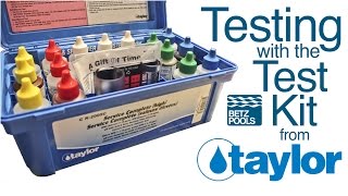 Testing with the Taylor Test Kit [upl. by Alel868]