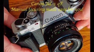 Canon AL1 qF Focusing aid with arrows Everything about the camera and its function [upl. by Htenaj]