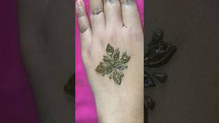 New trending viral flower 🏵️mehndi design YouTube short [upl. by Hamann366]