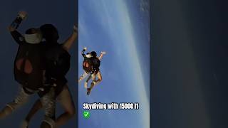 Dangerousness Skydiving 😮🤯 Smooth landing  To do checklist ✅ dubai thailand [upl. by Damali]