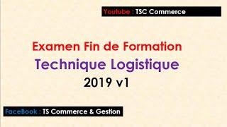 Commerce international  EFF 2019 v1 avec corrigé [upl. by Adahsar]