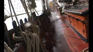 Dutch schooner OOSTERSCHELDE sailing from New Zealand to Cape Horn in 1997 [upl. by Orthman]