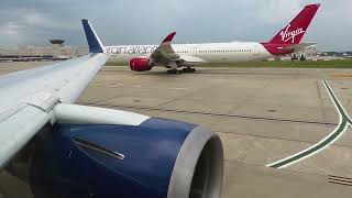 Super Strong Takeoff into the Rain  Delta 767300ER  Atlanta ATL [upl. by Adian457]