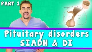 Pituitary disorders SIADH amp DI [upl. by Dennard]