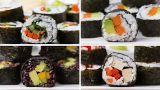 Veggie Sushi 4 Ways [upl. by Carlene]