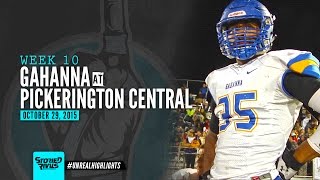 HS Football  Gahanna at Pickerington Central 102915 [upl. by Cirdek]