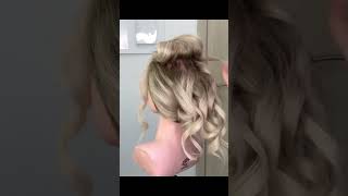 Messy low bun Hairstyle tutorial [upl. by Ethel]