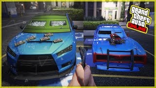 NUOVO VEICOLO BLINDATO PIÙ RESISTENTE DI GTA 5 ONLINE TEST RESISTENZA DUKE O DEATH VS KARIN KURUMA [upl. by Fassold873]