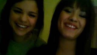 SelGomez  Home Video  Demi Lovato and Selena Gomez vlog 1 [upl. by Aihsilef112]