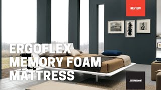 Review Ergoflex Memory Foam Mattress [upl. by Gilberto]