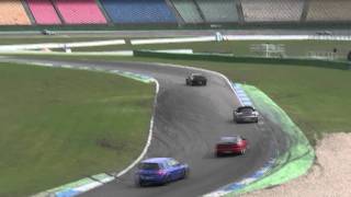 Hockenheimring 2011 Highlights Spins almost crashes accident unfall lucky moments mistakes Porsche BMW Nissan [upl. by Etz]