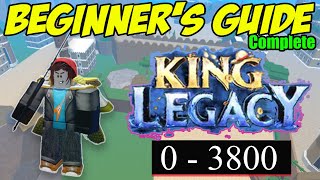 King Legacy Complete Beginners Guide from Noob level 0 to max level 3800 Starting over as Fruitless [upl. by Assirok600]