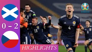 Scotland vs Czech Republic 0  2  Euro 2020  Extended Highlights amp All Goals  2021 [upl. by Nodnnarb154]