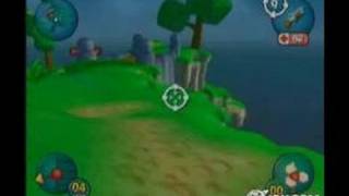 Worms 3D PlayStation 2 Gameplay200308182 [upl. by Dyane]