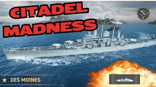 Des Moines Citadel Madness World of Warships Legends PS5 NO COMMENTARY GAMEPLAY [upl. by Eiger487]