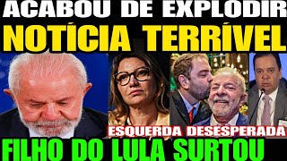 FOI CONFIRMADO SAIU NOTÍCIA TERRÍVEL PARA LULA DA SILVA FILHO DO LULA SURTOU E FEZ POSTAGEM P BOL [upl. by Assirrec551]