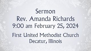 First United Methodist Church Decatur IL 02 25 2024 [upl. by Gehman]