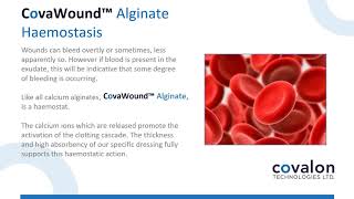 CovaWound Alginate Formulary Training for Clinical Professionals Oct2020 [upl. by Barney]