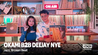 Ōkami b2b Deejay Nye  Jazz BrokenBeat  Radio 1001  151025 [upl. by Guttery]