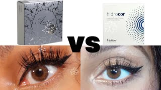 New Solotica Hidrocor Agata vs Anesthesia Addict Marron Which Brown is better Millzladiva [upl. by Noemi247]