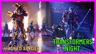 Masked Singer Transformers Night Preview [upl. by Nauqyaj]