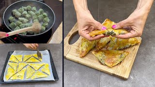 Easy Spanakopita Recipe Crispy Spinach amp Cheese Triangles [upl. by Yesnil306]