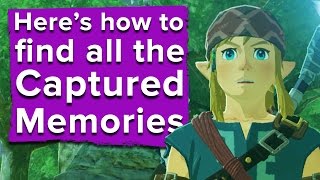 Zelda Breath of the Wild  How to get every Captured Memory [upl. by Ida]