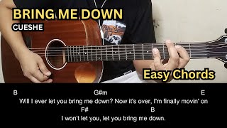 Bring Me Down  BMD   Cueshe  Guitar Tutorial  Guitar Chords [upl. by Lennor]