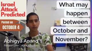 What may happen between October and November Astrological Predictions for the World Abhigya Anand [upl. by Hagar]