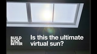 Build Back Better Awards interview Innerscene A7 Virtual Sun  is this the ultimate LED skylight [upl. by Yeargain]