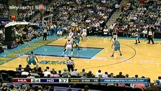 Marco Belinelli vs Miami Heat  Oct 13th 2010 [upl. by Rudin]