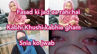 fasad ki jad aa rahi hai 😡😠😠😠 kabhi Khushi kabhie gham snia ko jwab daily video [upl. by Sirtemed]