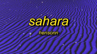 Hensonn  Sahara [upl. by Aeirdna820]