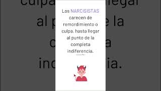 Los NARCISISTAS carecen de remordimiento hasta llegar a la completa indiferencia narcisismo [upl. by Valina]