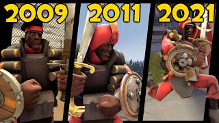 The Evolution of Demoknight TF2 [upl. by Nolyarg128]