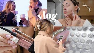 vlog eventy w wawie suple kamień gua sha i self care popołudnie 🤍 [upl. by Nibram]