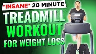 20Minute Treadmill Workout for Weight Loss  Quick amp Effective HIIT🔥 [upl. by Aniloj]