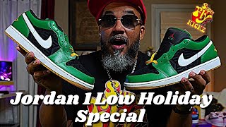 THE JORDAN 1 LOW HOLIDAY SPECIAL 2022 IS SUPER FIRE FOR THE HOLIDAYS [upl. by Refotsirk490]