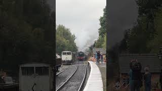 Hagley Hall 4930 passing Eardington steamengine train steamtrain [upl. by Amsirhc135]