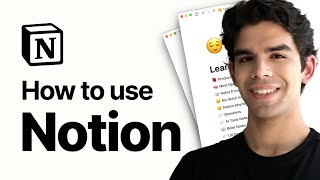 How to use Notion  Beginners Tutorial [upl. by Ayna]