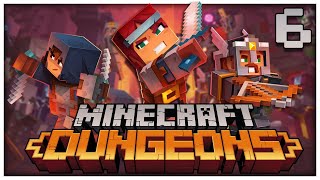 Minecraft Dungeons  6 THE REDSTONE MONSTROSITY 4player gameplay [upl. by Lrak]