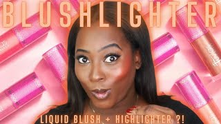 New Juvia’s Place Blushed Liquid Blushlighter  Unboxing  Swatch  Try On [upl. by Stacia893]