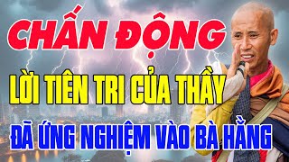 CHẤN ĐỘNG Lời Tiên Tri Của Sư MINH TUỆ Đã Ứng Nghiệm Vào Bà Phương Hằng Thật Rồi [upl. by Ahsekam]