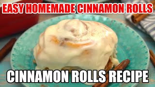 Cinnamon Rolls Recipe  Easy Homemade Cinnamon Rolls 2020  Chang Vlog [upl. by Araeic]