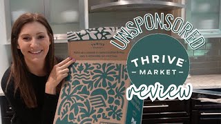 EVERYTHING YOU NEED TO KNOW ABOUT THRIVE MARKET  Unsponsored Review of Thrive Market  Haul [upl. by Kleinstein56]