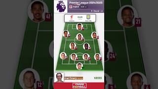 Liverpool vs Aston Villa  LINE UP amp Starting XI Aston Villa Live 🔴⚪ WITH Ramsey  EPL Round 11 [upl. by Einyaj]