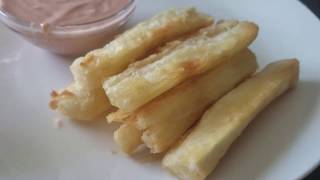 Como hacer Yuca Frita [upl. by Annat]