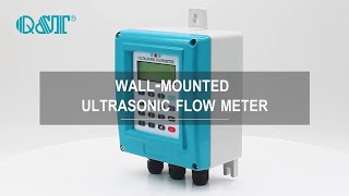 QampT Instrument WallMount Ultrasonic Flow Meter [upl. by Ardnos827]